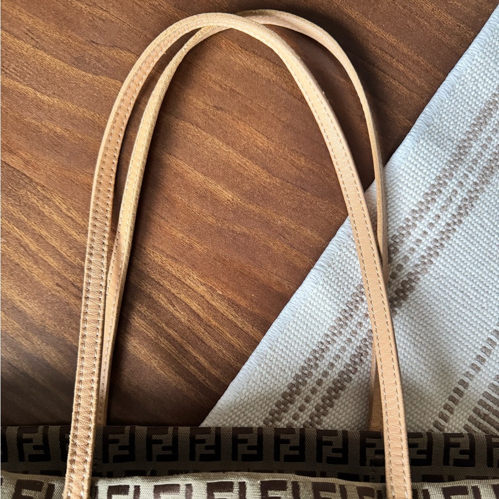 Fendi Signature Brown and Tan Tote - Picture 5 of 11